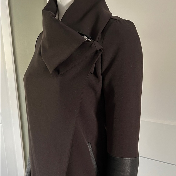 Rudsak Asymmetrical Jacket Leather Sleeves - Picture 5 of 16